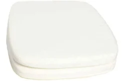 OUTFLEXX 2er-Set Sitzkissen Für Polyrattan-Stühle, Creme-weiß, Wasserabweisend