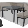 OUTFLEXX Premium Abdeckhaube, Z.B. Für Lounge 16472, 230x 220x 80cm, Schwarz, Wasserbeständig