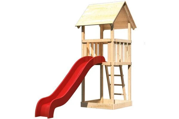 KARIBU Spielturm Lotti, Fichtenholz 18 Mm, Naturbelassen 1 KARIBU Spielturm Lotti, Fichtenholz 18 Mm, Naturbelassen