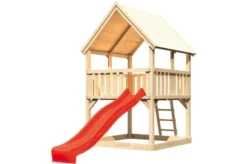 KARIBU Spielturm Luis, Fichtenholz 18 Mm, Naturbelassen