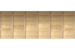 KARIBU Rückwand, Kiefer-Massivholz