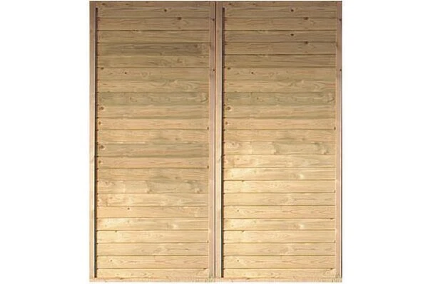 KARIBU Seitenwand Für Einzel- & Doppelcarport, Kiefer-Massivholz 1 KARIBU Seitenwand Für Einzel- & Doppelcarport, Kiefer-Massivholz