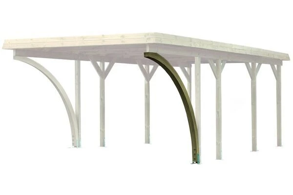 KARIBU 2er Set Einfahrtsbogen, Holz, Kesseldruckimprägniert, 12 Cm 1 KARIBU 2er Set Einfahrtsbogen, Holz, Kesseldruckimprägniert, 12 Cm