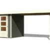 KARIBU Gartenhaus Askola 2, Fichtenholz 19 Mm, Pultdach