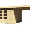 KARIBU Gartenhaus Askola 6, Fichtenholz 19 Mm, Pultdach