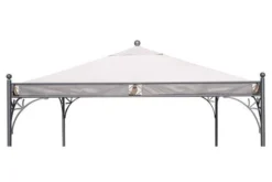 OUTFLEXX Ersatzdach Für Siena Garden Pavillon Korfu, Natur, Polyester PU-beschichtet, 350x350cm