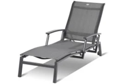 HARTMAN Alice Comfort Rollliege, Xerix/anthrazit, Alu/Textilene, 75x170x35cm