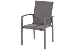 HARTMAN Canterbury Diningsessel, Xerix/mix-anthrazit, Alu/Textilene, 58x68x91cm