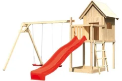 KARIBU Spielhaus Frieda, Fichtenholz Ca. 18 Mm, Satteldach