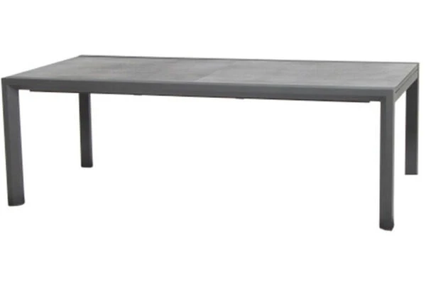 SIENA GARDEN Kingston Ausziehtisch, Matt Graphit, Aluminium/Keramik, 220/340x108x76 Cm 2 SIENA GARDEN Kingston Ausziehtisch, Matt Graphit, Aluminium/Keramik, 220/340x108x76 Cm – Bild 2