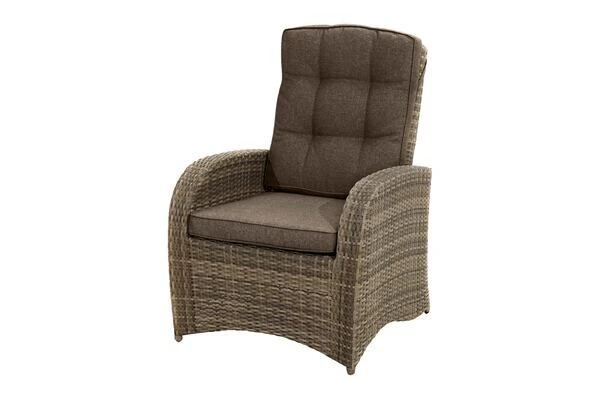 Ploß Rabida Comfort Dining / Lounge Sessel, Champagner-meliert, Polyrattan, 73x85x112 Cm, Verstellbar 1 Ploß Rabida Comfort Dining / Lounge Sessel, Champagner-meliert, Polyrattan, 73x85x112 Cm, Verstellbar