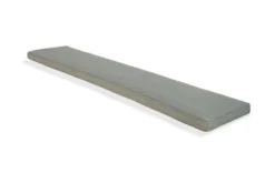 OUTFLEXX Bankauflage, Grau, Olefin, 240x40x5cm, Für Bank Zero 20317, Mit Reißverschluss