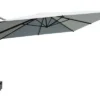 OUTFLEXX Ultimate XL Ampelschirm, Anthrazit/creme, Alu/Spuncrylic®, 450x450cm, Inkl. Befüllbarem Schirmständer
