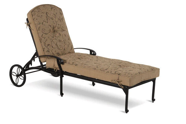 HARTMAN Amalfi Lounger, Bronze, Alu-Guss, 217 X 76,5 X 49 Cm, Mit Rollen, Verstellbare Rückenlehne 1 HARTMAN Amalfi Lounger, Bronze, Alu-Guss, 217 X 76,5 X 49 Cm, Mit Rollen, Verstellbare Rückenlehne