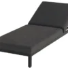 HARTMAN Eva Loungeliege, Sooty, Sunbrella, 195 X 70 X 31 Cm, Rückenlehne Verstellbar