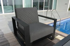 OUTFLEXX Sessel, Sooty, Sunbrella/Alu, 88x91x86cm