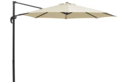 Schneider® SCHNEIDER Rhodos Junior Ampelschirm, Natur, Rund, Ø 300 Cm