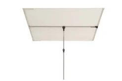 DOPPLER Active Balkonblende, Natur, Alu/Polyester, 180x130 Cm, Höhenverstellbar, Drehbar