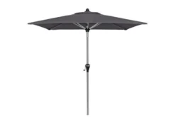 DOPPLER Active Auto Tilt Mittelstockschirm, Anthrazit, Alu/Polyester, 210x140 Cm, Höhenverstellbar, Mit Kurbel