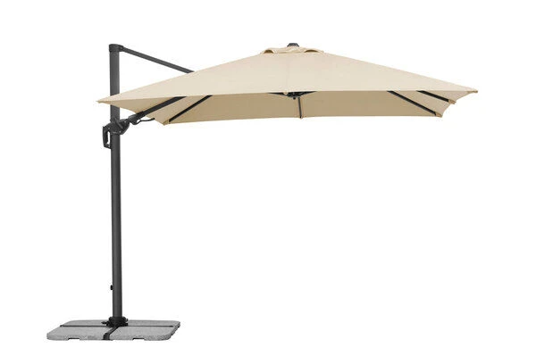 Schneider® SCHNEIDER Rhodos Twist Ampelschirm, Natur, 300x300 Cm, Quadratisch 6 Schneider® SCHNEIDER Rhodos Twist Ampelschirm, Natur, 300x300 Cm, Quadratisch – Bild 6