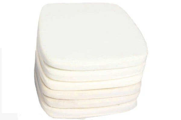 OUTFLEXX 6er-Set Sitzkissen Für Esstischgarnituren, Creme-weiß, Wasserabweisend 1 OUTFLEXX 6er-Set Sitzkissen Für Esstischgarnituren, Creme-weiß, Wasserabweisend