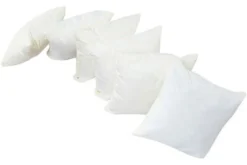 OUTFLEXX 6er-Set Kissen, Creme-weiß, 45x45cm, Wasserabweisend