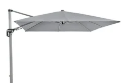 DOPPLER Active Pendelschirm, Hellgrau, Alu/Polyester, 350x260 Cm, Mit Kurbel