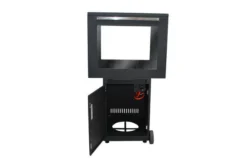 OUTFLEXX Gartenkamin, Schwarz, Stahl, 88 X 64 X 132 Cm, Gasfunktion, Auf Rädern -Deko Garten Verkauf 21618 03.jpg