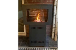 OUTFLEXX Gartenkamin, Schwarz, Stahl, 88 X 64 X 132 Cm, Gasfunktion, Auf Rädern -Deko Garten Verkauf 21618 06.jpg