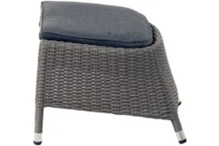 Ploß Vigo Fußhocker, Stahlgrau-meliert, Polyrattan, 56x54x40cm, Inkl. Polster -Deko Garten Verkauf 21632 3.jpg