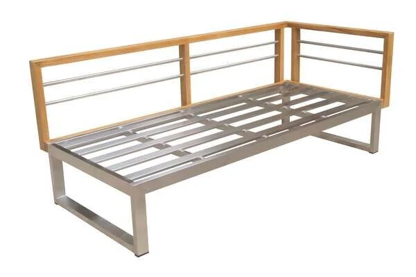 OUTFLEXX Ecklounge, Natur/grau, Edelstahl/Teak/Keramik, 5 Personen, Inklusive Sessel Und Multifunktionstisch 100 X 70 Cm, Lehne Links 10 OUTFLEXX Ecklounge, Natur/grau, Edelstahl/Teak/Keramik, 5 Personen, Inklusive Sessel Und Multifunktionstisch 100 X 70 Cm, Lehne Links – Bild 10