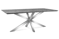 OUTFLEXX Esstisch, Grau, Granit / Edelstahl, 200x100 Cm, Modernes Design -Deko Garten Verkauf 21746 10.JPG