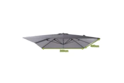 OUTFLEXX Ersatzdach Für Ampelschirme, Anthrazit, Polyester, 300x400cm -Deko Garten Verkauf 21758 4.jpg