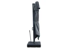 OUTFLEXX Ampelschirm, Anthrazit, Aluminium/Polyester, 300x300cm, Quadratisch -Deko Garten Verkauf 21787 4.jpg