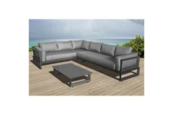 OUTFLEXX Ecklounge, Anthrazit Matt/dunkelgrau, Alu/Spuncrylic, 3-tlg., Tisch 110x62cm, 5-6 Pers 25 OUTFLEXX Ecklounge, Anthrazit Matt/dunkelgrau, Alu/Spuncrylic, 3-tlg., Tisch 110x62cm, 5-6 Pers -Deko Garten Verkauf 21805 1.jpg