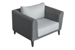 OUTFLEXX Loungemöbel Set, Dunkelgrau, Alu/Spuncrylic, 4-tlg., Tisch 123x80cm, 5 Pers -Deko Garten Verkauf 21807 3.jpg