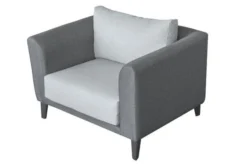 OUTFLEXX Loungemöbel Set, Dunkelgrau, Alu/Spuncrylic, 4-tlg., Tisch 123x80cm, 5 Pers -Deko Garten Verkauf 21807 7.jpg