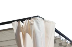 OUTFLEXX Pergola, Anthrazit/creme, Stahl, Pulverbeschichtet, 300x300x220 Cm -Deko Garten Verkauf 21813 3.jpg