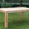OUTFLEXX Esstisch, Natur, Akazie, 200 X 100 Cm, Teak-Optik
