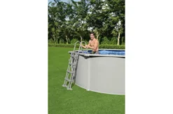 BESTWAY Hydrium Pool Komplett-Set, Grau, Stahl/PVC, 610x360x120cm, Oval, Mit Sandfilter, Leiter, Abdeck- Und Bodenplane -Deko Garten Verkauf 21949 08.jpg