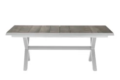 SIENA GARDEN Sincro Ausziehtisch, Matt Weiß-grau/washed Grey, Alu/Keramik, 200/260x100 Cm, Synchroner Auszugsmechanismus -Deko Garten Verkauf 21998 9.jpg