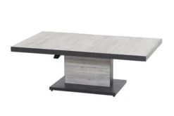 SIENA GARDEN Bellani Lifttisch, Matt Anthrazit/pine Grey, Alu/Keramik, 160x90x50-72 Cm, Stufenlos Verstellbar
