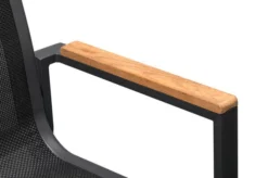 OUTFLEXX Esstischgarnitur, OUTFLEXX® Anthrazit Matt, Alu /HPL / Teak, Tisch 180/280x100cm, 4 Stapelsessel, 2 Multipo -Deko Garten Verkauf 22152 18.jpg