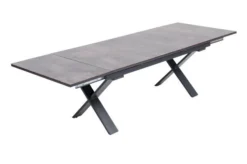 OUTFLEXX Esstischgarnitur, OUTFLEXX® Anthrazit Matt, Alu / HPL / Textil, Tisch 180/280x100cm, 4 Stapelsessel, 2 Multipo -Deko Garten Verkauf 22161 11.jpg