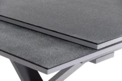 OUTFLEXX Esstischgarnitur, Silber, Alu / Keramik / Textil, Tisch 180/280x100cm, 6 Stapelsessel, 2 Multipo -Deko Garten Verkauf 22218 10.jpg