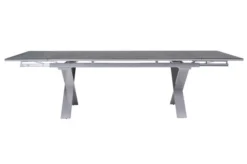 OUTFLEXX Esstischgarnitur, Silber, Alu / Keramik / Textil, Tisch 180/280x100cm, 6 Stapelsessel, 2 Multipo -Deko Garten Verkauf 22218 13.jpg