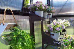 OUTFLEXX Gewächshaus, Schwarz, Alu/Polycarbonat, 309x355x272cm, Pulverbeschichtet 22 OUTFLEXX Gewächshaus, Schwarz, Alu/Polycarbonat, 309x355x272cm, Pulverbeschichtet -Deko Garten Verkauf 22275 14.jpg