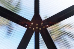 OUTFLEXX Gewächshaus, Schwarz, Alu/Polycarbonat, 309x355x272cm, Pulverbeschichtet 23 OUTFLEXX Gewächshaus, Schwarz, Alu/Polycarbonat, 309x355x272cm, Pulverbeschichtet -Deko Garten Verkauf 22275 15.jpg