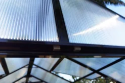 OUTFLEXX Gewächshaus, Schwarz, Alu/Polycarbonat, 250x250x228cm, Pulverbeschichtet -Deko Garten Verkauf 22277 10.jpg