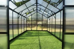 OUTFLEXX Gewächshaus, Schwarz, Alu/Polycarbonat, 372x250x228cm, Pulverbeschichtet -Deko Garten Verkauf 22279 3.jpg